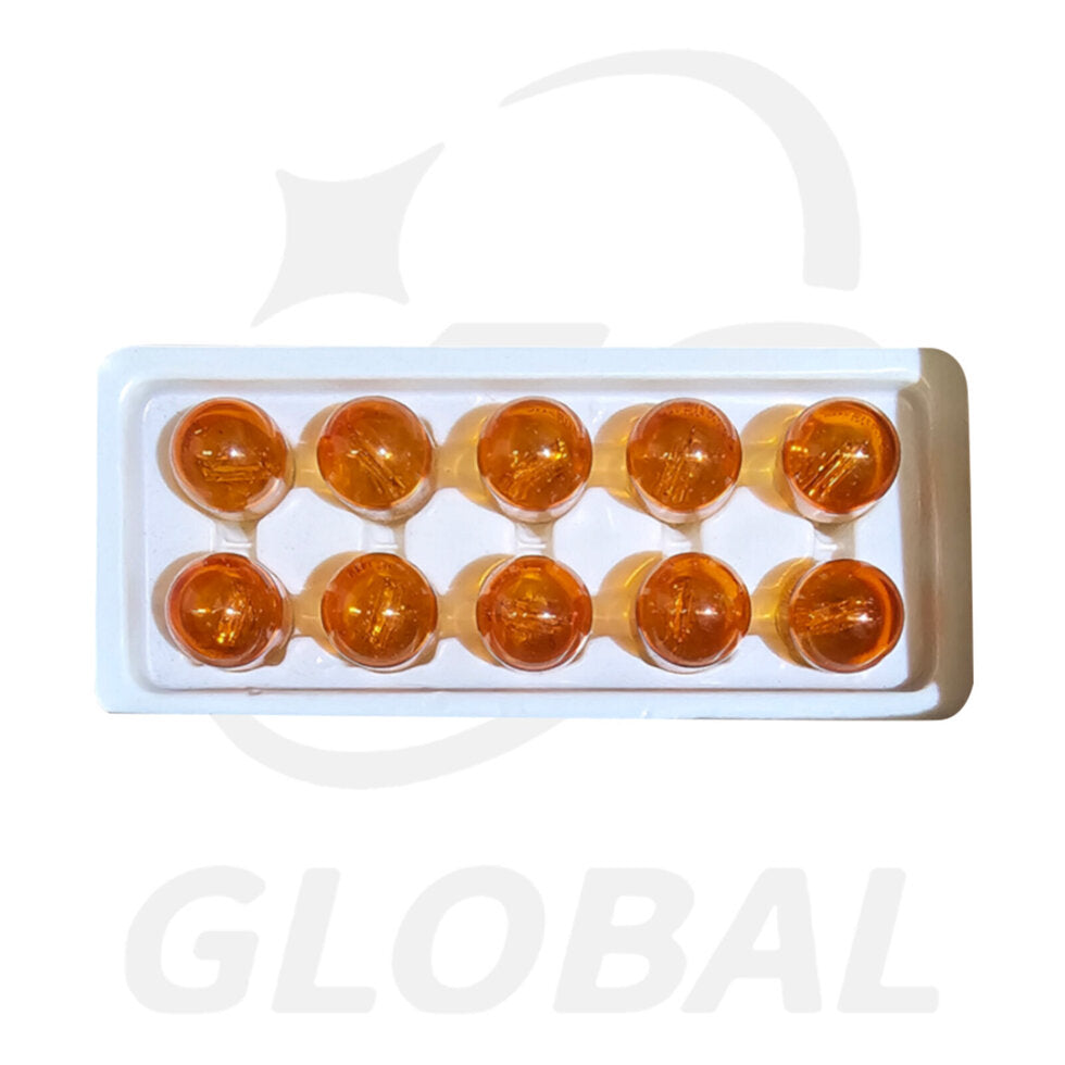 NARVA Amber 12v 21w T-20mm (box/10) 47532