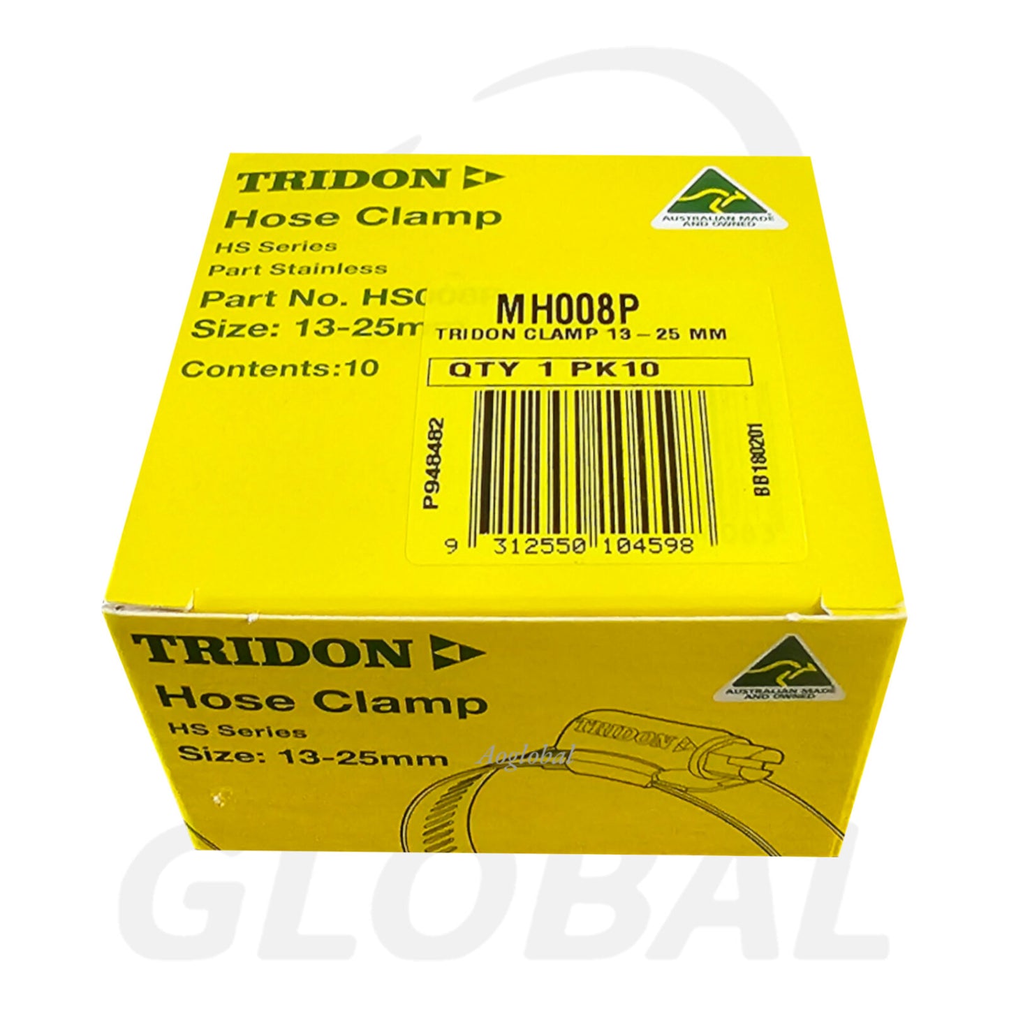 Tridon Hose Clamp 13-25mm pack of 10