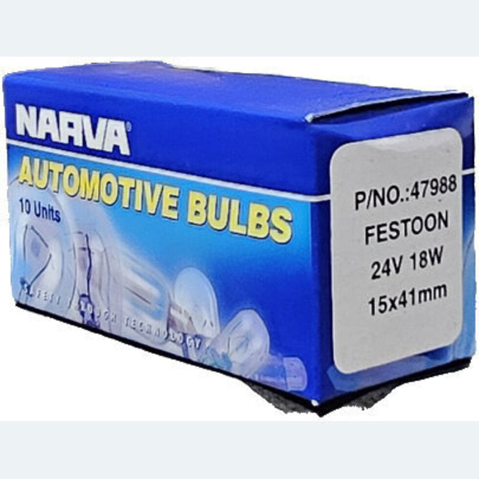 Narva 24V 18W 15x41 Fest-Price for (box/10).47988