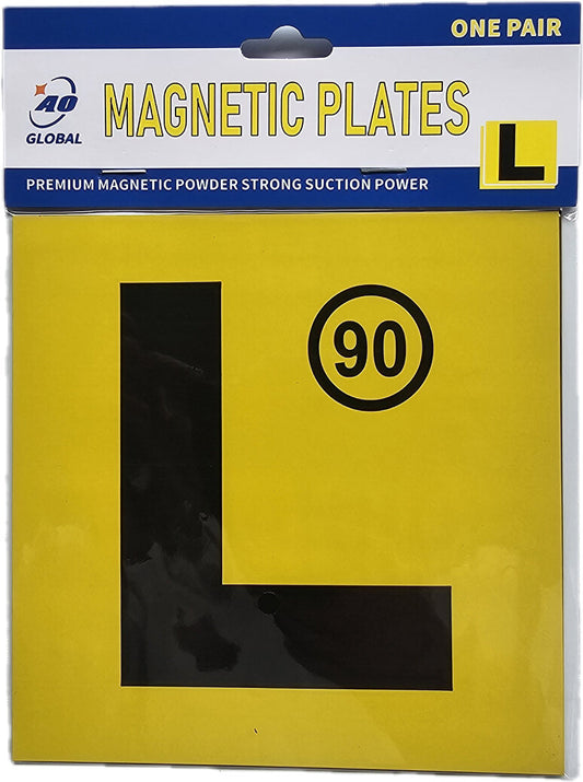 Plates YELLEW ' L' Magnetic 2pcs/pk