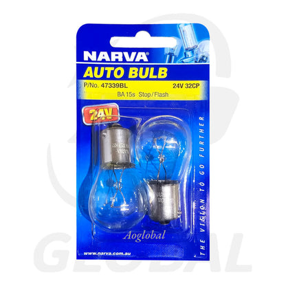 Narva Bayonet Ba15S Globe 24V 25W - 47339BL