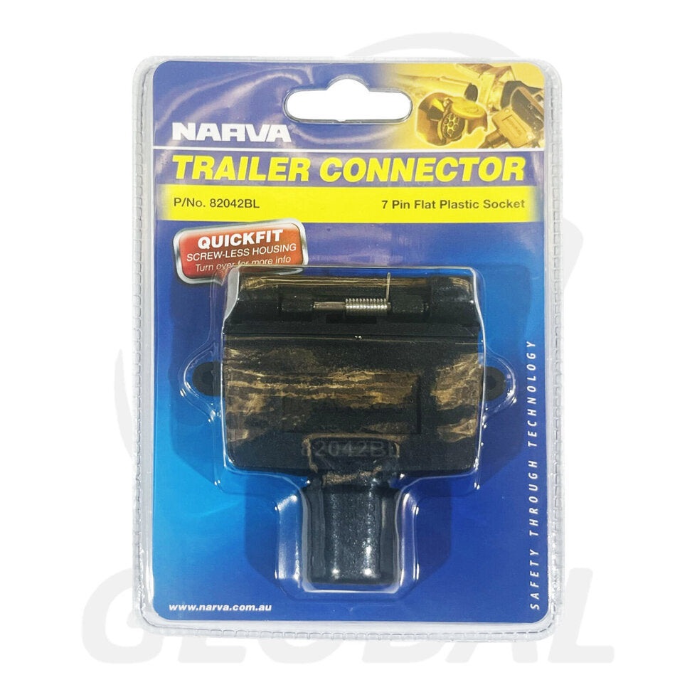 NARVA 7 PIN flat Plastic Socket 82042BL