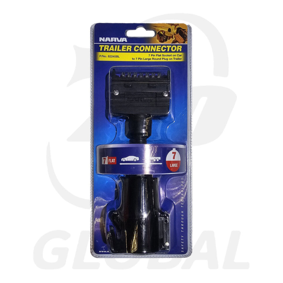 NARVA 7 Pin Flat SKT-7 Pin Lge Rnd on Traier 82245BL