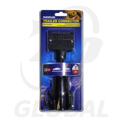 NARVA 7 Pin Flat SKT-7 Pin Lge Rnd on Traier 82245BL