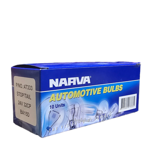 NARVA 47333-24v 32Cp BA15d bulb (box/10)-price for 1 boxes 47333