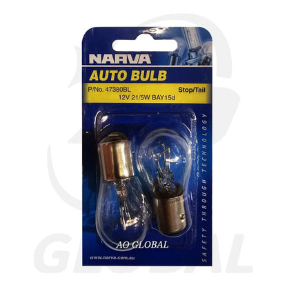 Narva AUTO BULB Globe Stop /Tail 47380BL