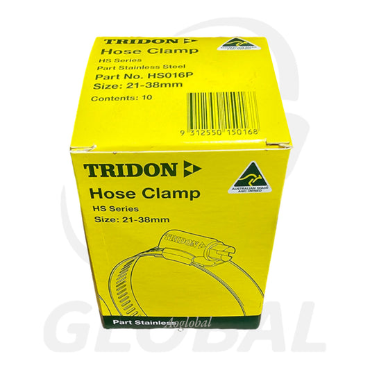 Tridon Hose Clamp 21-38mm HS016P - pack of 10