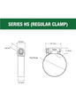 Tridon Hose Clamp 33-57mm HS028P - pack of 10