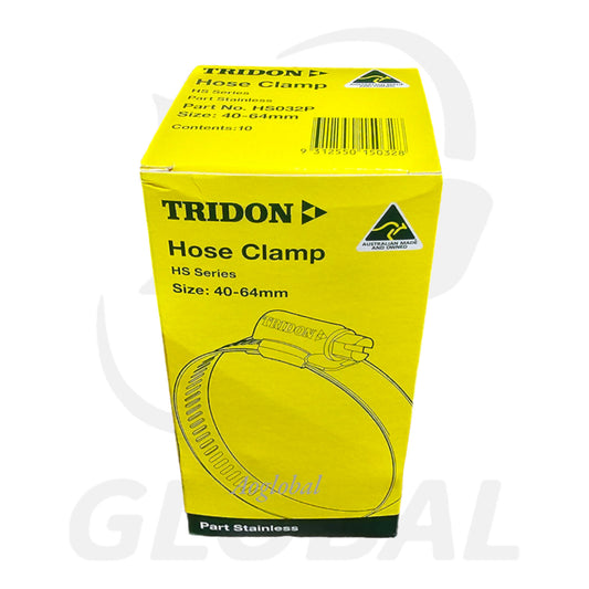 Tridon Hose Clamp 40-64mm HS032P - pack of 10