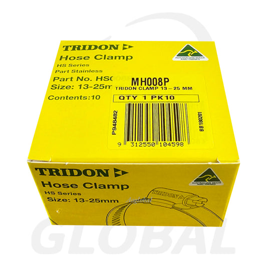 Tridon Hose Clamp 13-25mm pack of 10